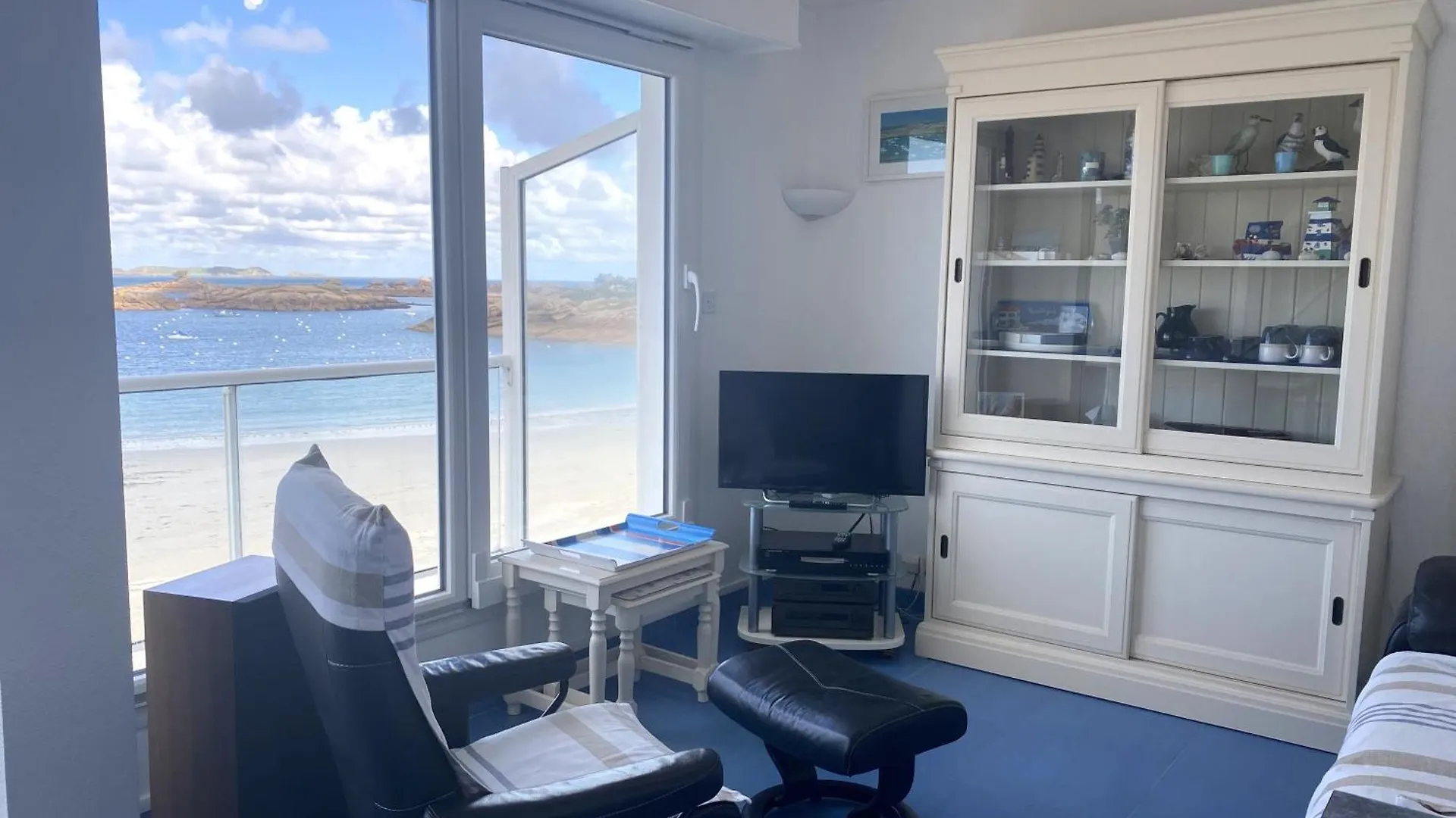 Apartamento Appartement 1 Chambre Vue Exceptionnelle Sur Mer, Plage De La Greve Blanche Tregastel - Ref 793